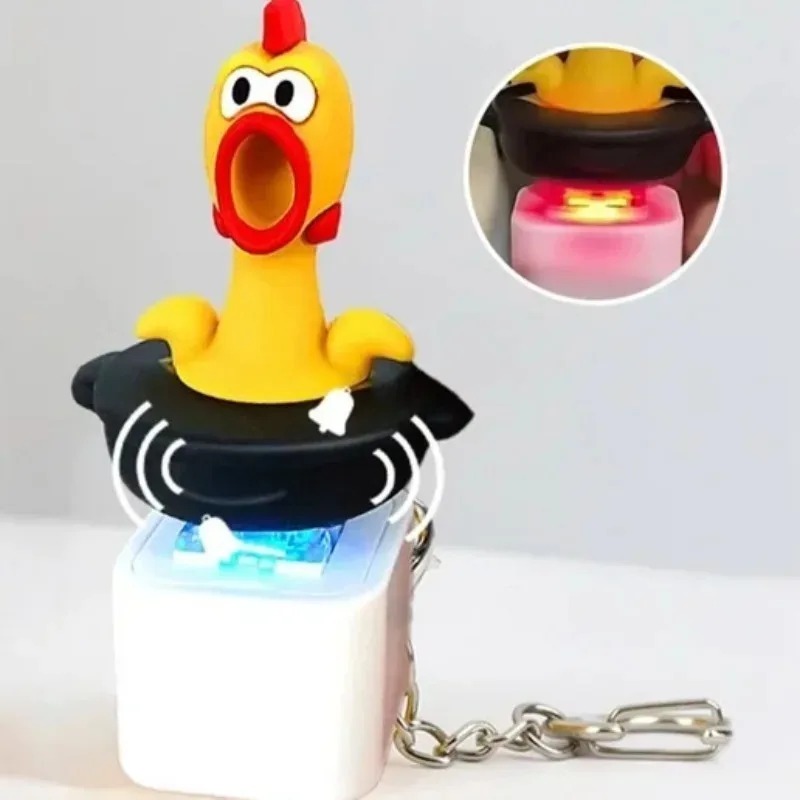 Pendant Light Shade - 1-2PCS Chaveiro Galinha Gritante com Efeito