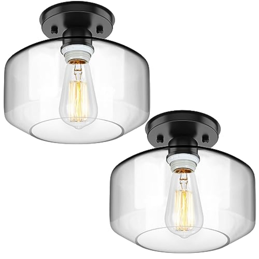 Pendant Light Shade - Luminária de Teto Semi Embutida (2
