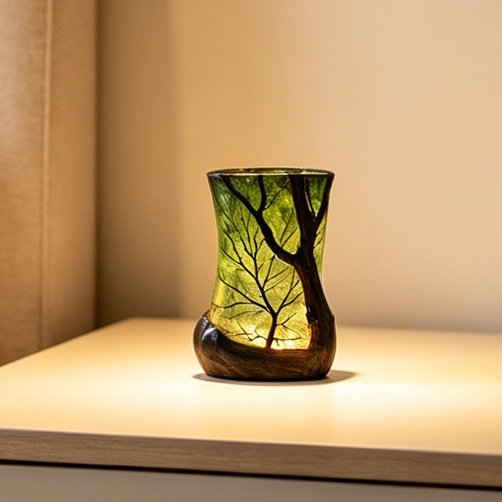 Lighting Decoration In Bedroom - Luminária de Mesa Decorativa Floresta Noturna: