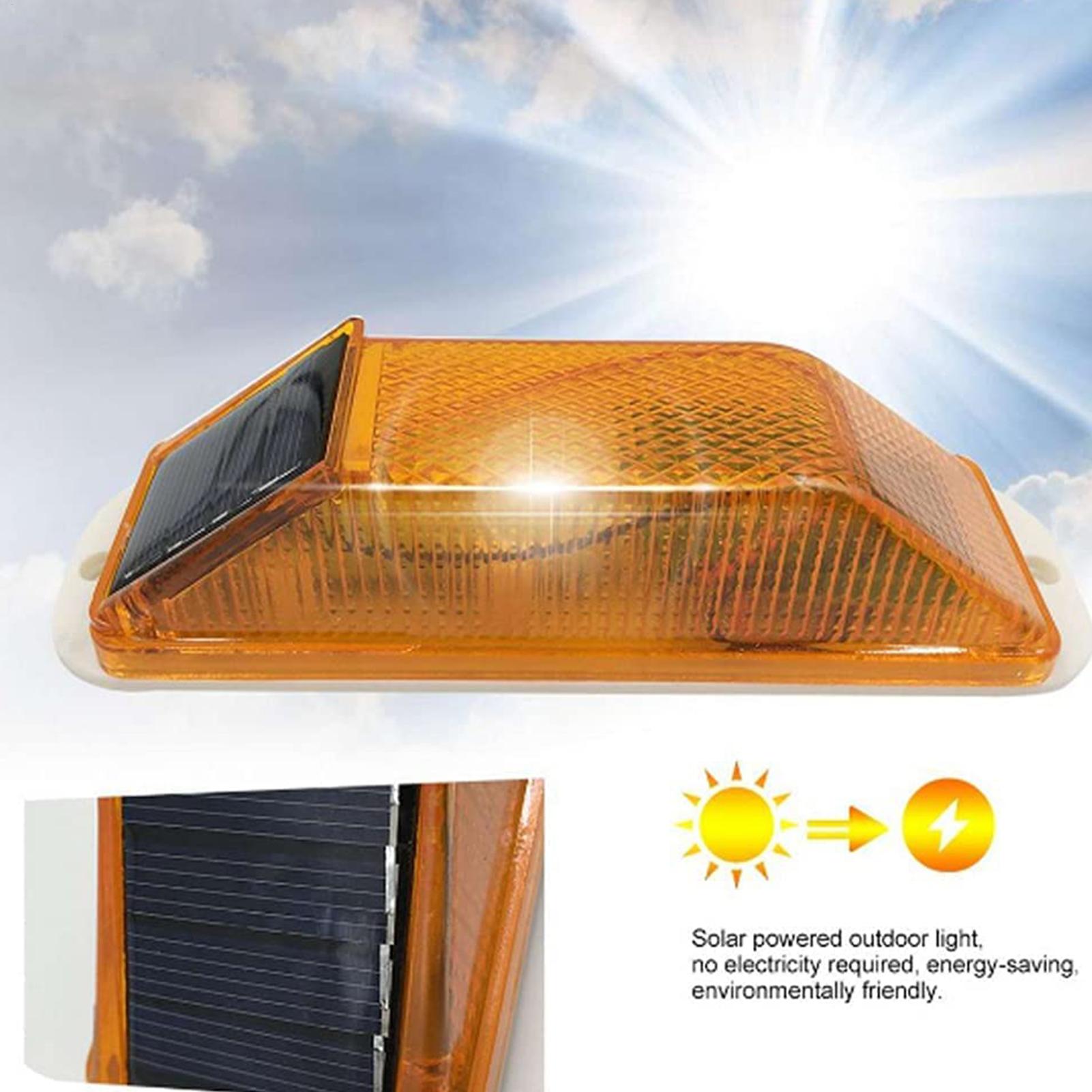 Touch Dimmer Lamp - Lâmpada de Advertência Solar LED, Luz