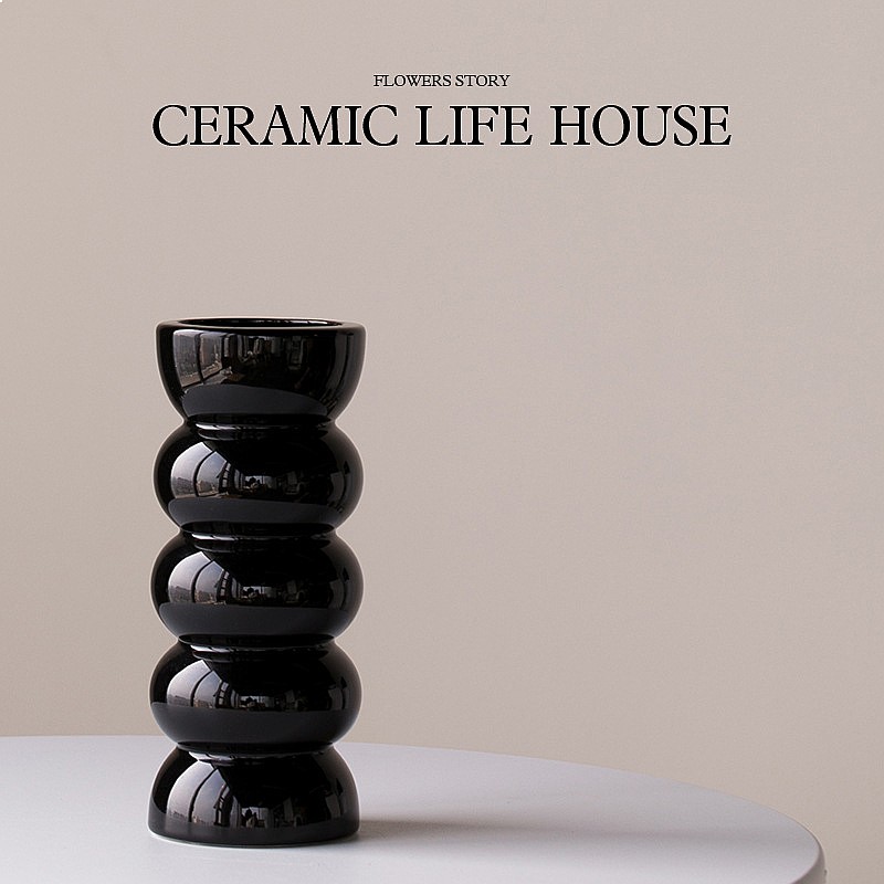 Unique Lighting Decor - Vaso de Cerâmica com Junta de