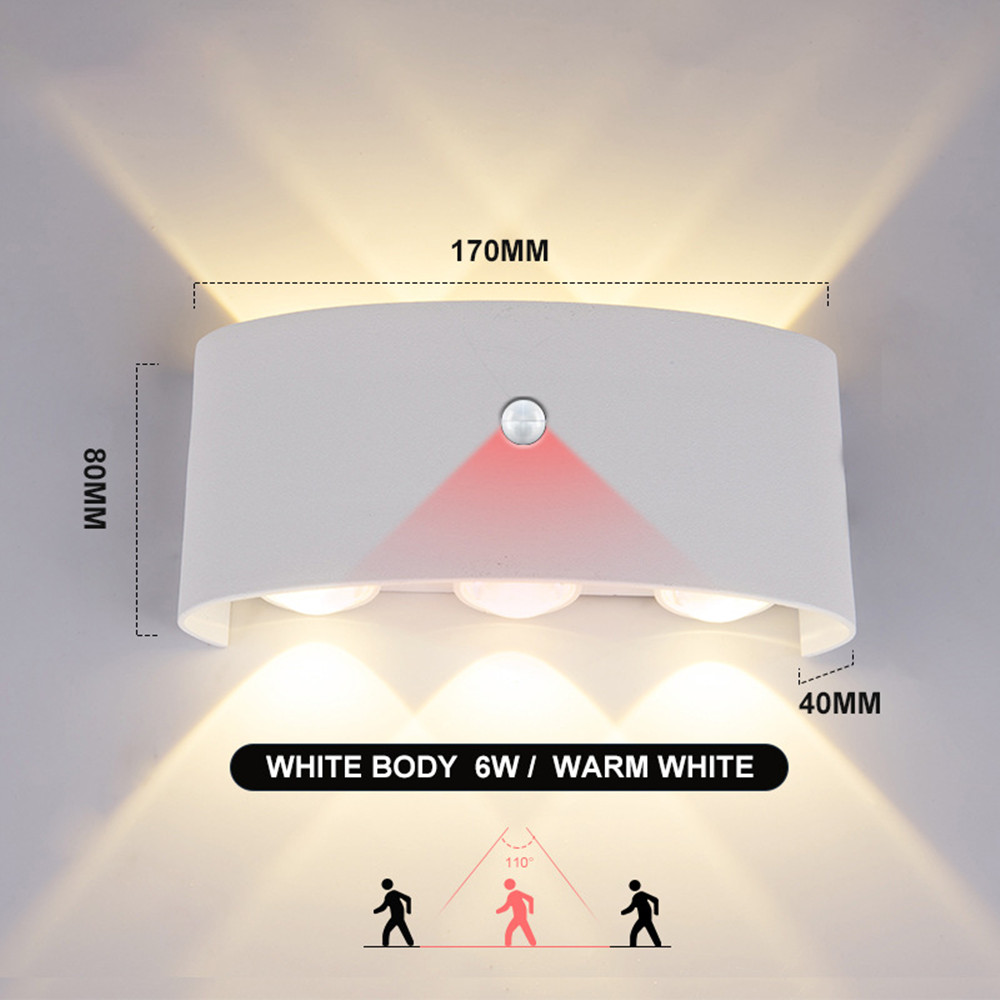 Foyer Lighting Wall Decor - Pir sensor de movimento lâmpada parede