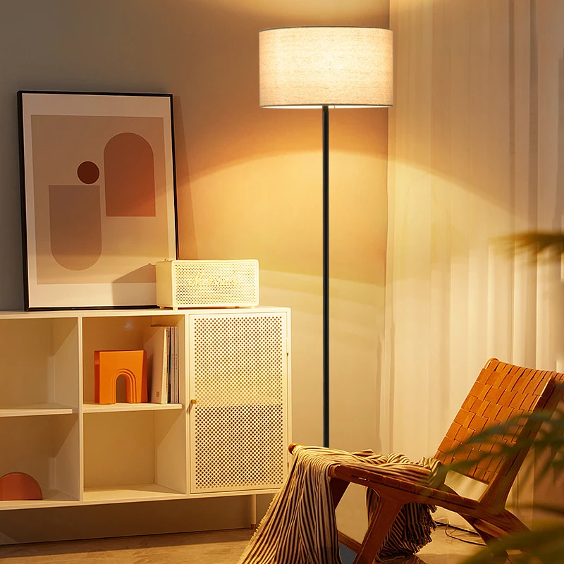 Simples e moderno pano led lâm - Floor Lamp Tripod avaliação e preço