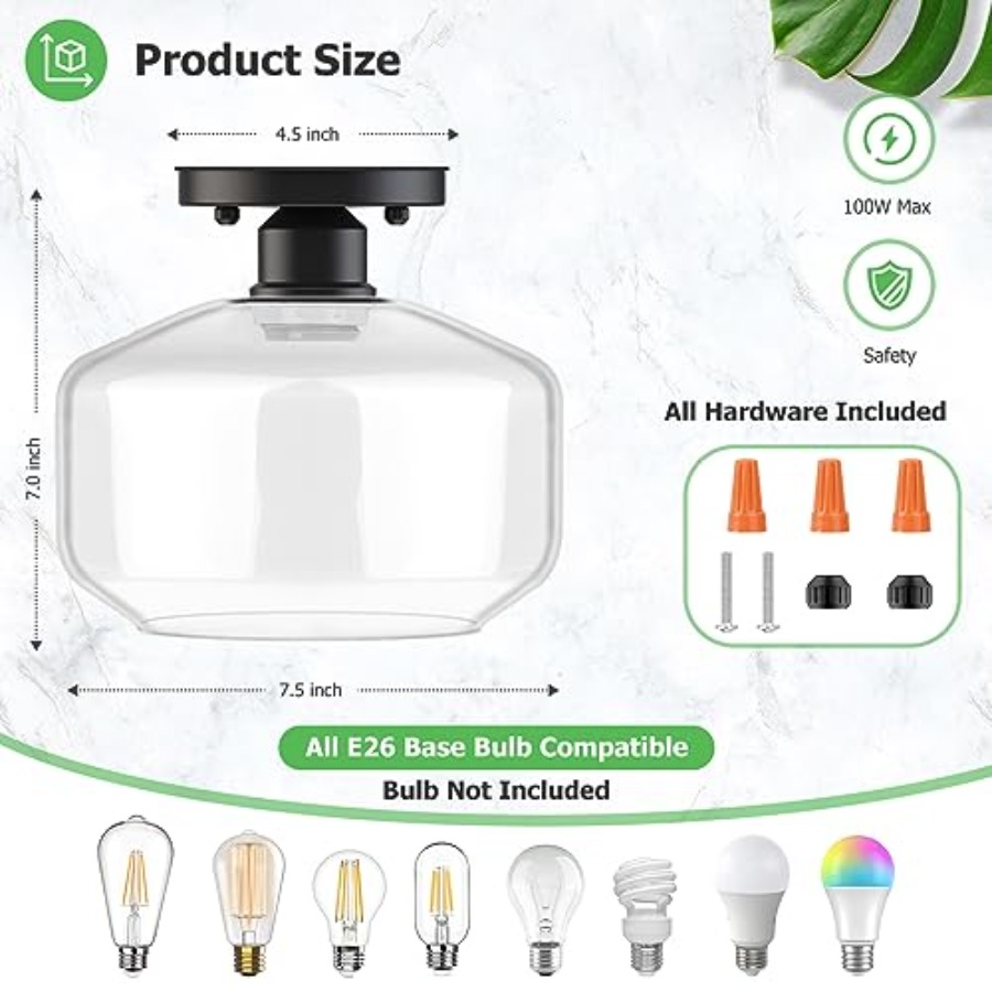 Luminária de Teto Semi Embutid - Pendant Light Shade avaliação e preço