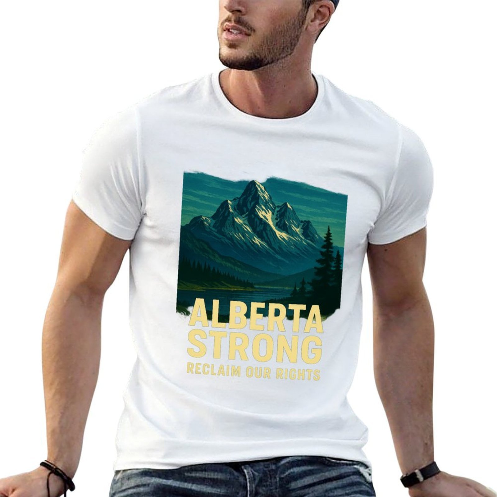 Camiseta Alberta Strong Casual - Alberta Lighting & Decor Reviews avaliação e preço