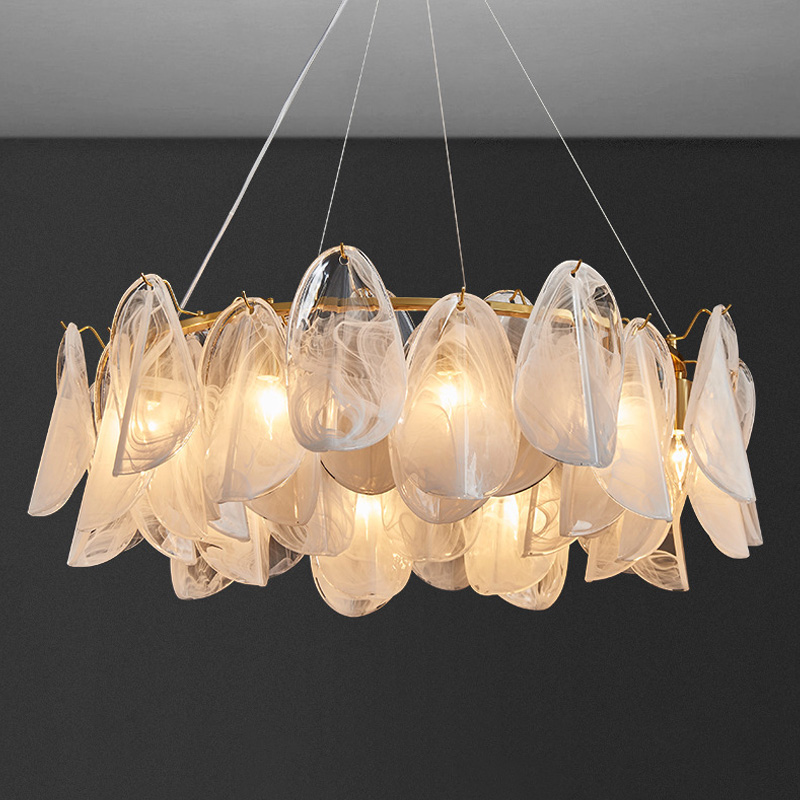 Lustre de vidro luxuoso lâmpad - Lighting Home Decor Items avaliação e preço