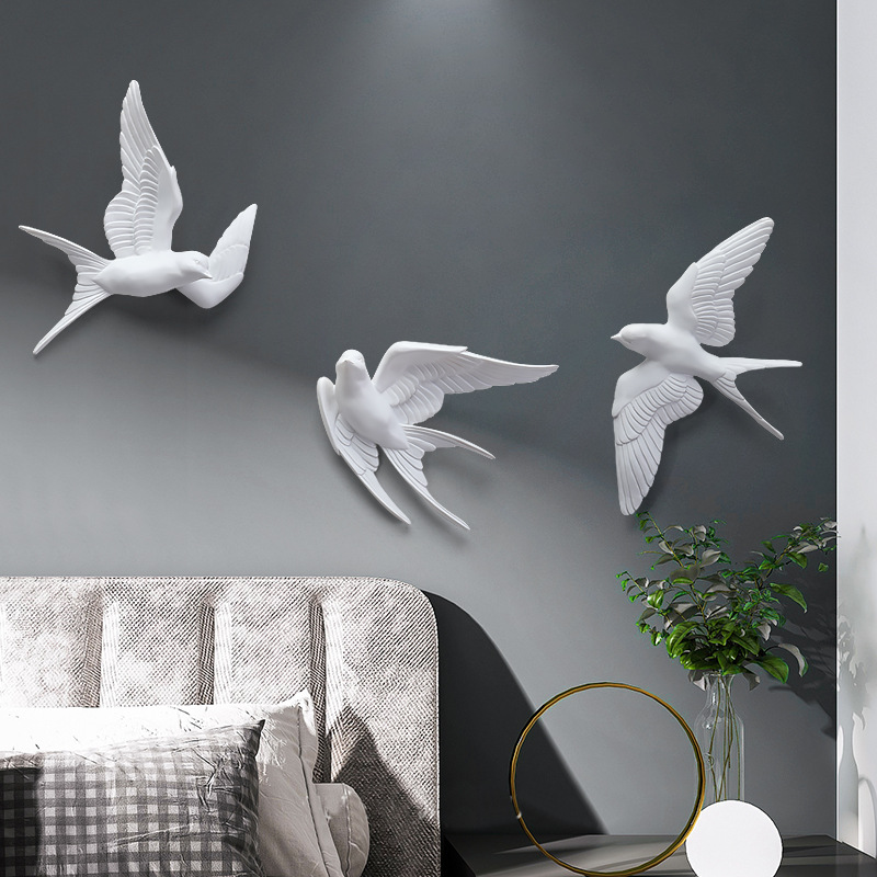 3D Bird Creative Hanging Decor - Foyer Lighting Wall Decor avaliação e preço