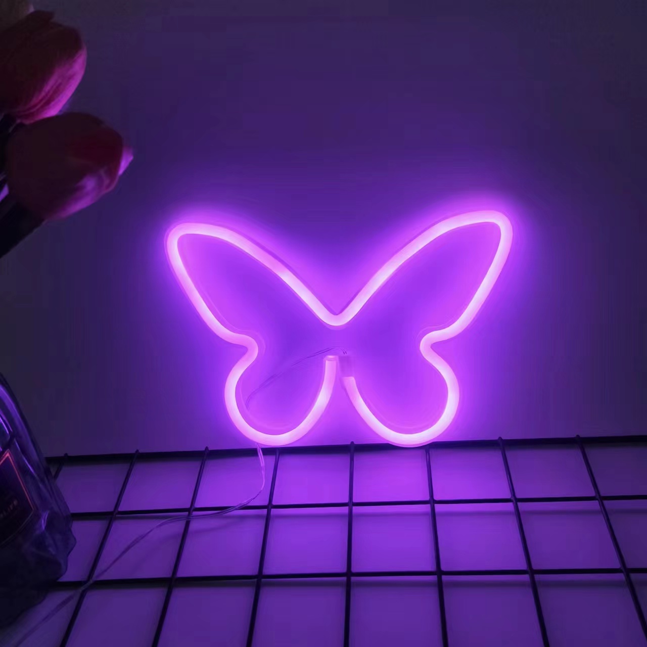 Luzes de néon de borboleta LED - Foyer Lighting Wall Decor avaliação e preço