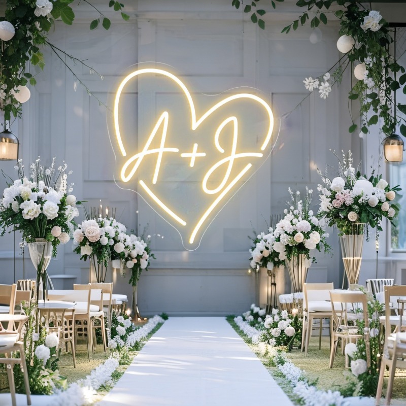 Iniciais personalizadas coraçã - Lighting Decor Ideas avaliação e preço