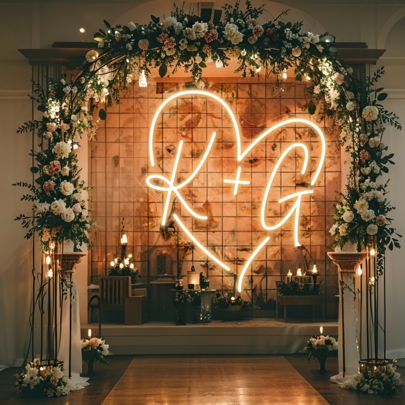 Iniciais personalizadas coraçã - Lighting Decor Ideas avaliação e preço