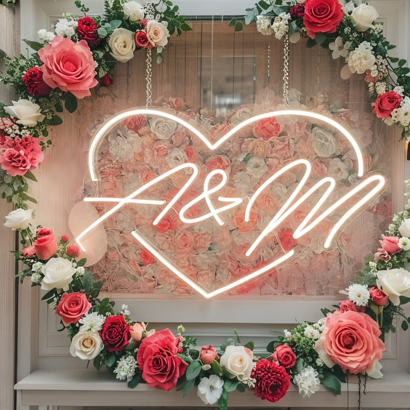 Iniciais personalizadas coraçã - Lighting Decor Ideas avaliação e preço