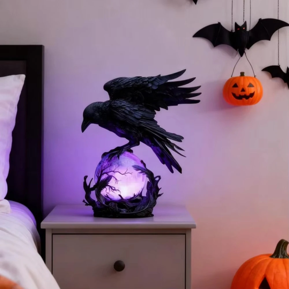 Lâmpada LED de corvo gótico es - Unique Lighting Decor avaliação e preço