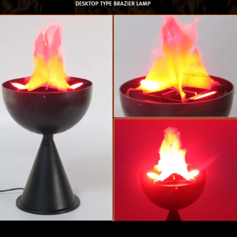 Lâmpada de Chama Falsa 3D, Sim - Lighting Decor Ideas avaliação e preço