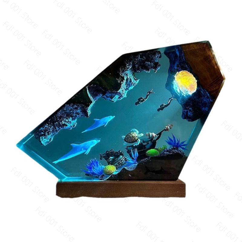 Luminária Noturna de Resina co - Unique Lighting Decor avaliação e preço