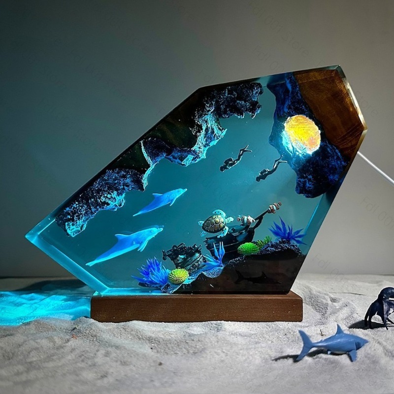 Luminária Noturna de Resina co - Unique Lighting Decor avaliação e preço