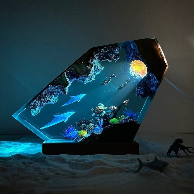 Luminária Noturna de Resina co - Unique Lighting Decor avaliação e preço