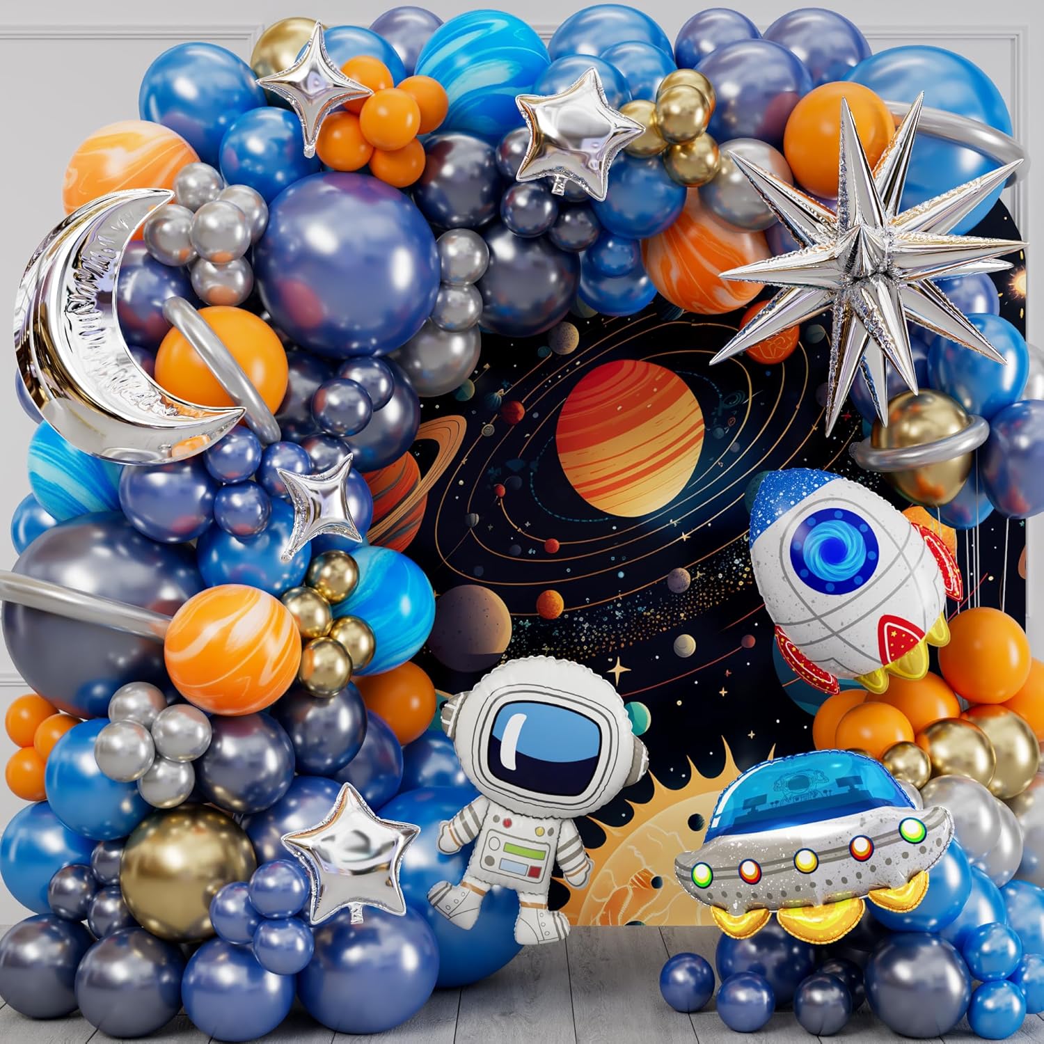 Kit de Arco de Balões com Tema - Orange Lighting Decor avaliação e preço