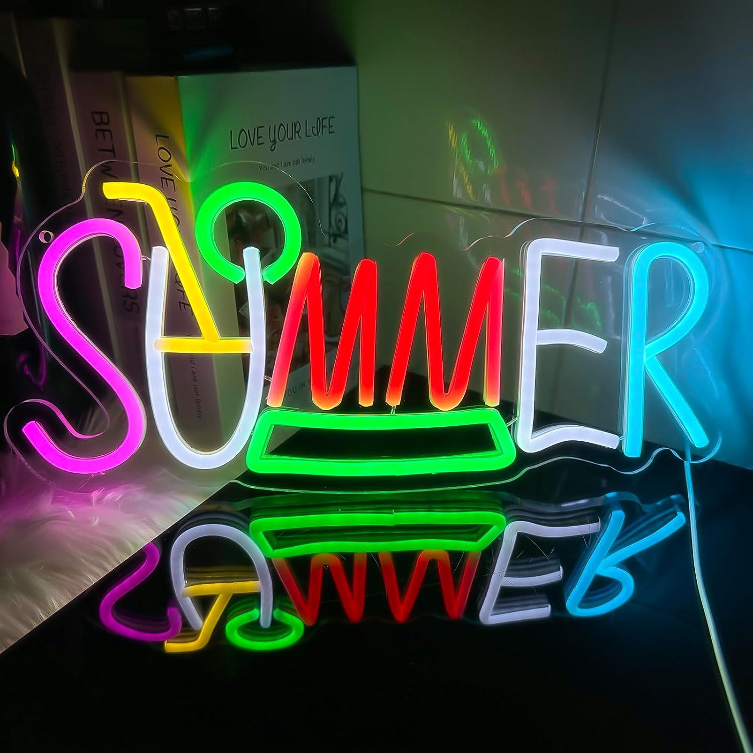 Letreiro Neon de Verão com Luz - Lighting Decor Rentals avaliação e preço