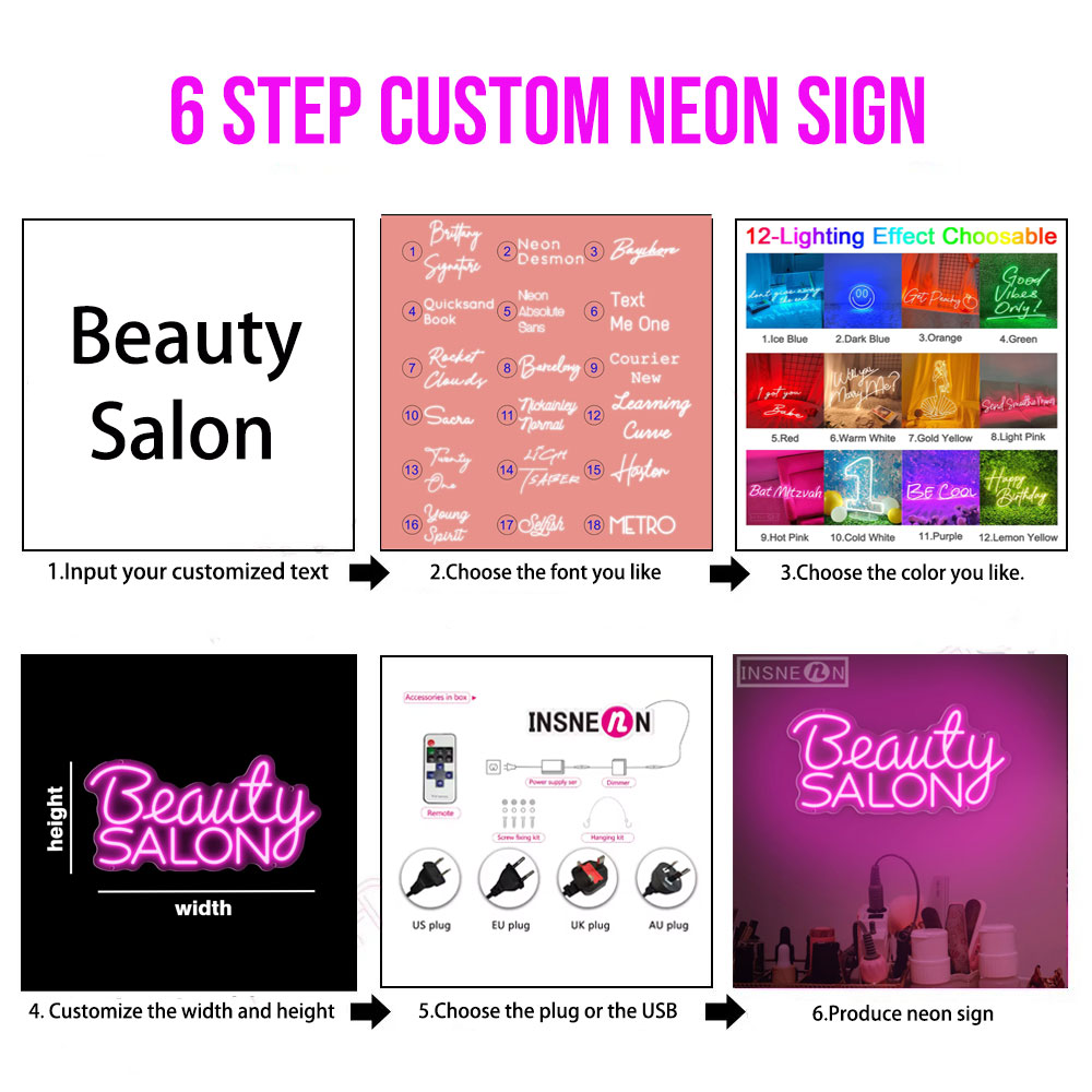 Letreiros de Neon LED Personal - Lighting Decor Ideas avaliação e preço