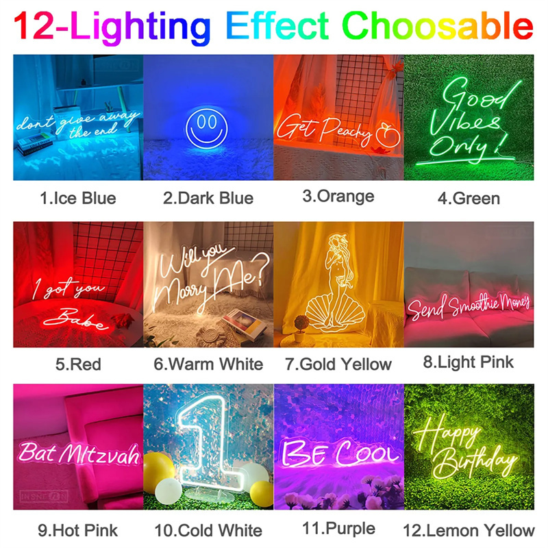 Letreiros de Neon LED Personal - Lighting Decor Ideas avaliação e preço