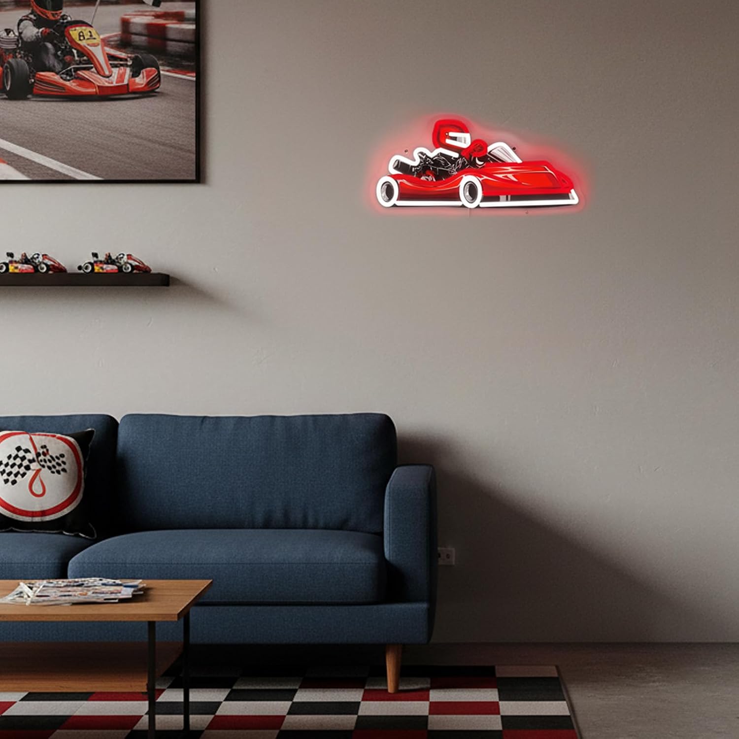 Letreiro de LED Neon Go Kart R - Decor Kart Lighting avaliação e preço