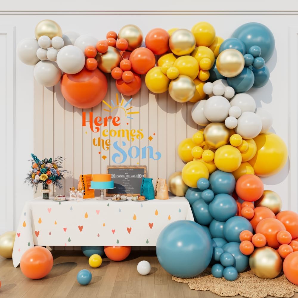 Kit de Arco de Balões Azul, Am - Orange Lighting Decor avaliação e preço