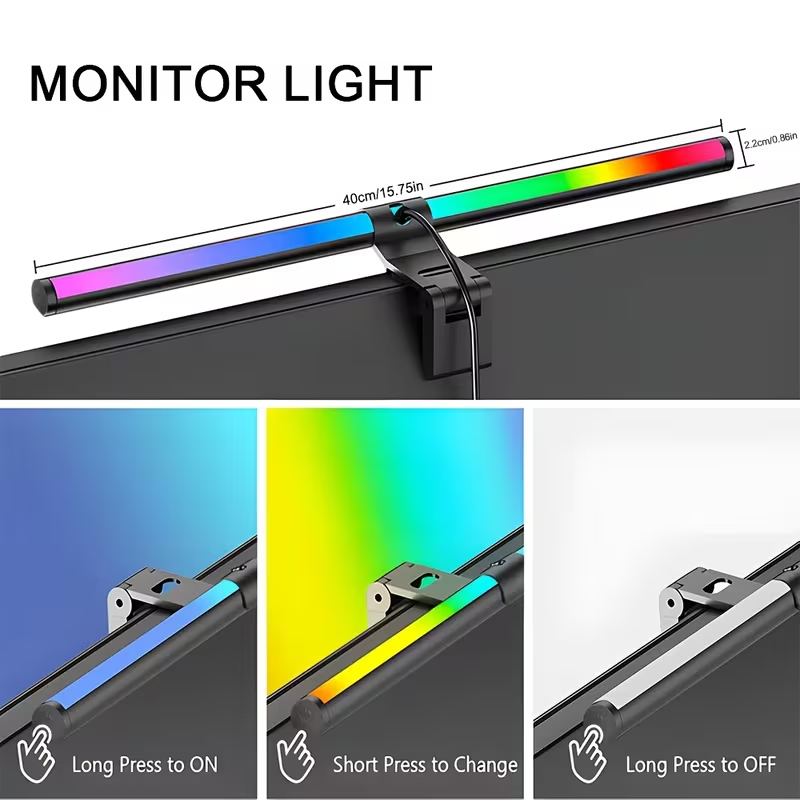 Barra de luz led para monitor, - Touch Dimmer Lamp avaliação e preço