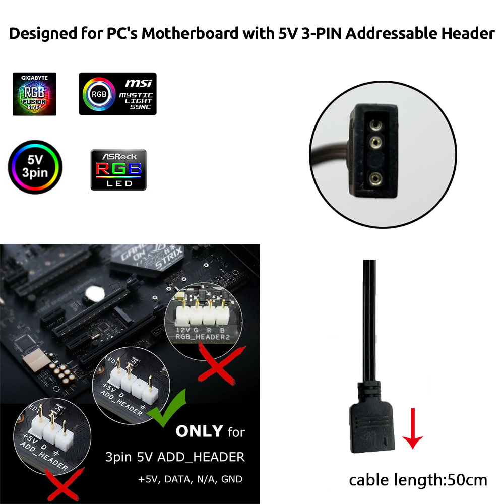 Conector ARGB 3 Pinos 5V para  - Lighting Decor Ideas avaliação e preço