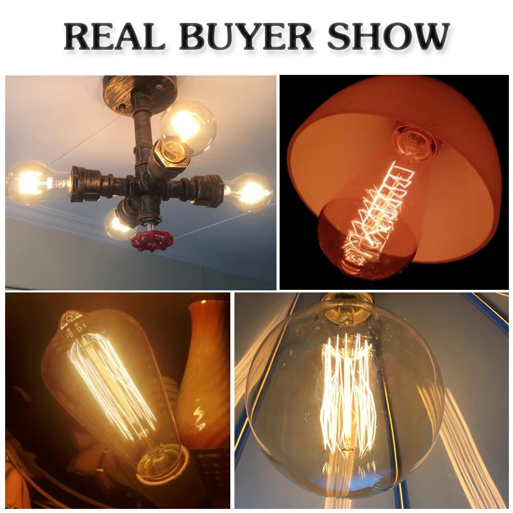 Retro edison lâmpada e27 40w 2 - Lighting Decor Ideas avaliação e preço