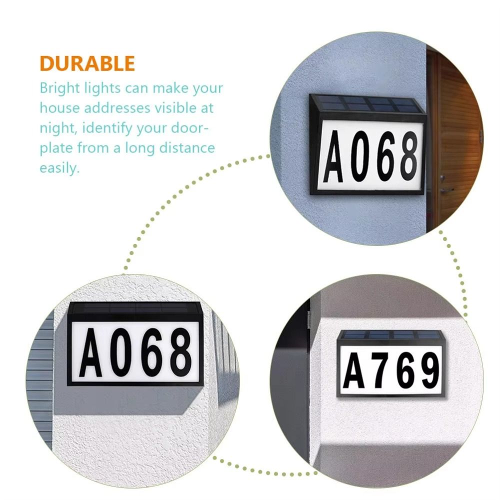 Luz de Placa de Endereço Solar - Decor Lighting Address avaliação e preço