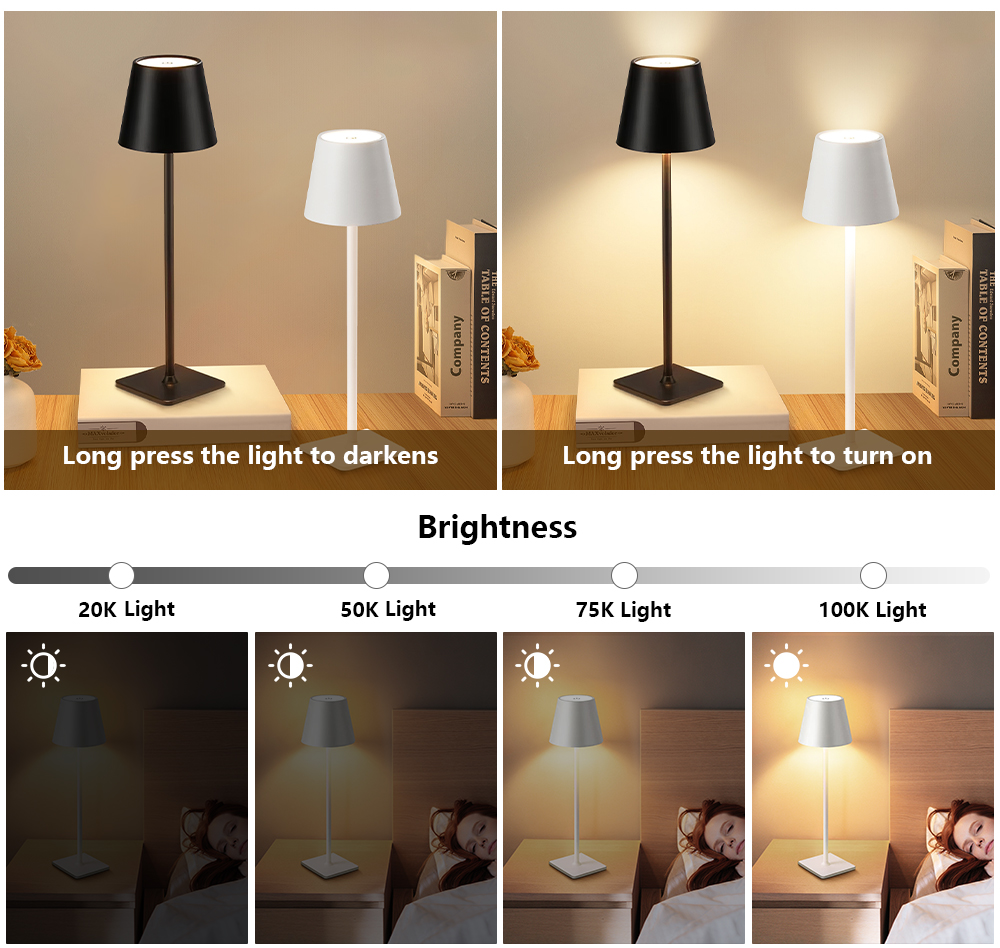 Luminária de Mesa LED Recarreg - Lighting Decoration In Bedroom avaliação e preço